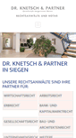 Mobile Screenshot of knetsch-partner.de